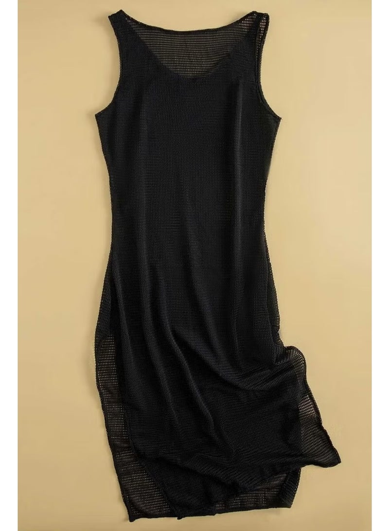 Angelsin Special Kımaş Stylish Pareo Beach Dress Kimono Kaftan - Image 2